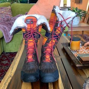 Ugg x Pendleton wool winter boots.